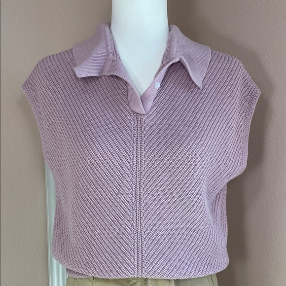 Original Weatherproof Vintage Tops - Weatherproof Vintage Women’s Pink‎ Knit Sweater Vest